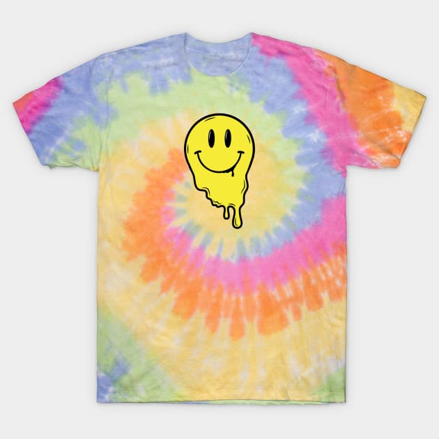 Drippy Smiley T-Shirt by Jelly Studio Co.